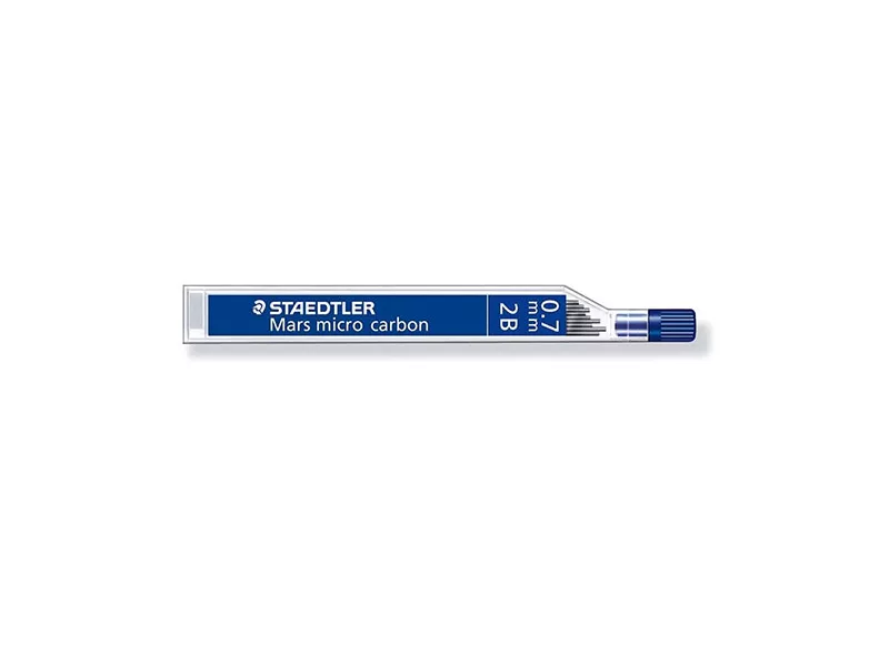 Mine Mars Micro Carbon Staedtler - 0,7 mm - 2B - 250 07-2B (Conf. 12)