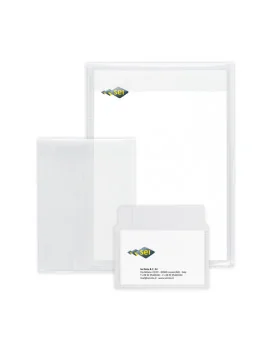 Busta a Sacco PP Soft Sei Rota - 23x33 cm - con Patella di Chiusura - 642333 (Trasparente Conf. 25)