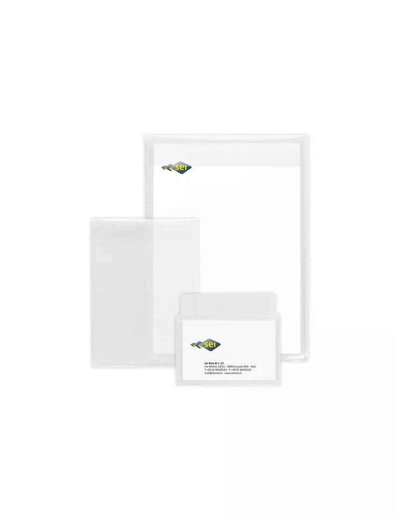 Busta a Sacco PP Soft P Sei Rota - 6x10 cm - con Patella di Chiusura - 640610 (Trasparente Conf. 25) Busta a Sacco PP Soft P Sei Rota - 6x10 cm - con Patella di Chiusura - 640610 (Trasparente Conf. 25)