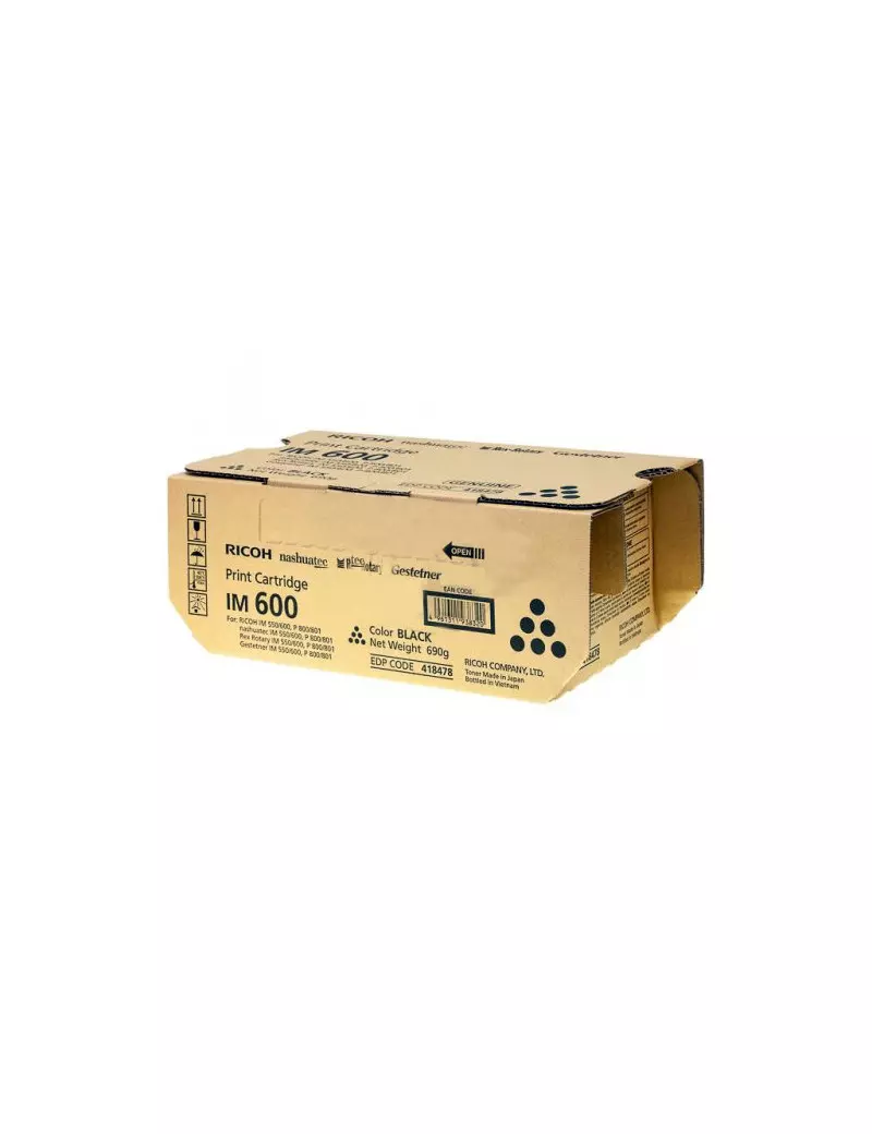 Toner Originale Ricoh 418478 (Nero 25000 pagine) Toner Originale Ricoh 418478 (Nero 25000 pagine)
