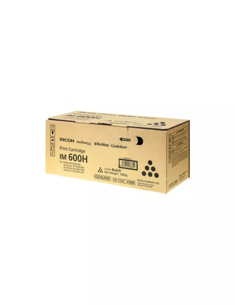 Toner Originale Ricoh 418481 (Nero 40000 pagine) Toner Originale Ricoh 418481 (Nero 40000 pagine)