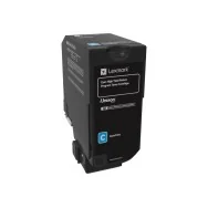 Toner Originale Lexmark 74C2HCE (Ciano 12000 pagine)