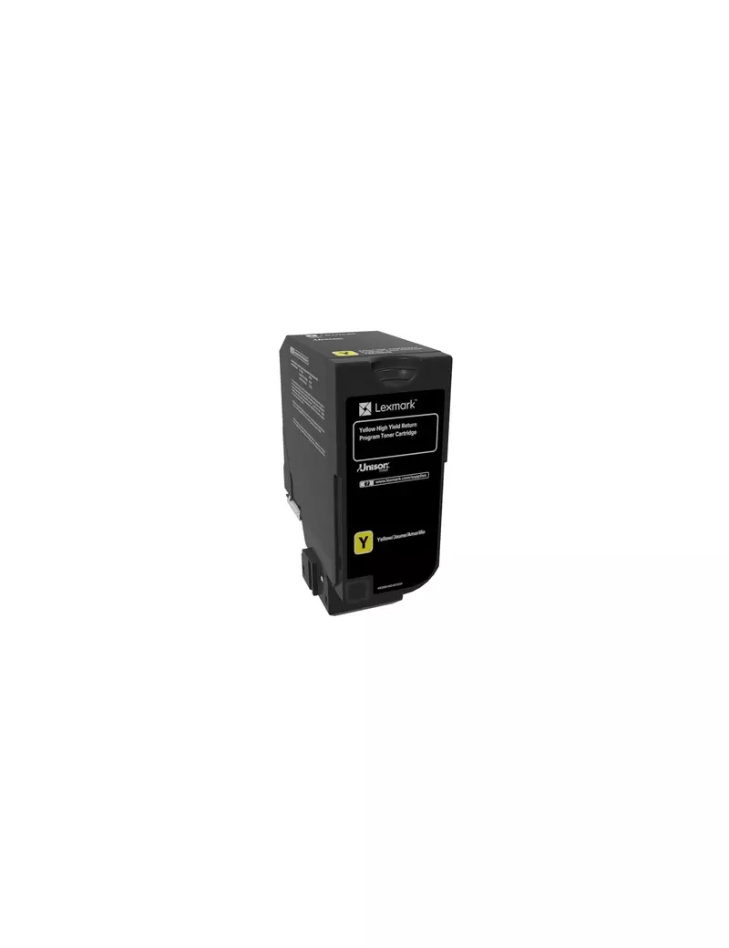 Toner Originale Lexmark 74C2HYE (Giallo 12000 pagine) Toner Originale Lexmark 74C2HYE (Giallo 12000 pagine)