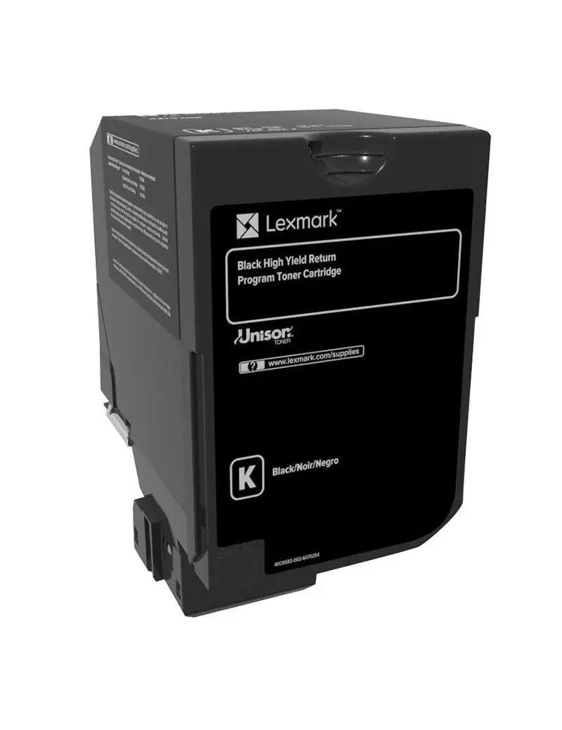 Toner Originale Lexmark 74C2HK0 (Nero 20000 pagine) Toner Originale Lexmark 74C2HK0 (Nero 20000 pagine)
