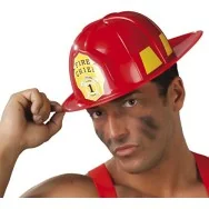 Casco Pompiere (Rosso)