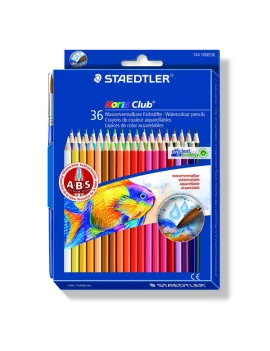 Matite Colorate Acquerellabili Noris Colors Staedtler - 14410ND36 (Assortiti Conf. 36)