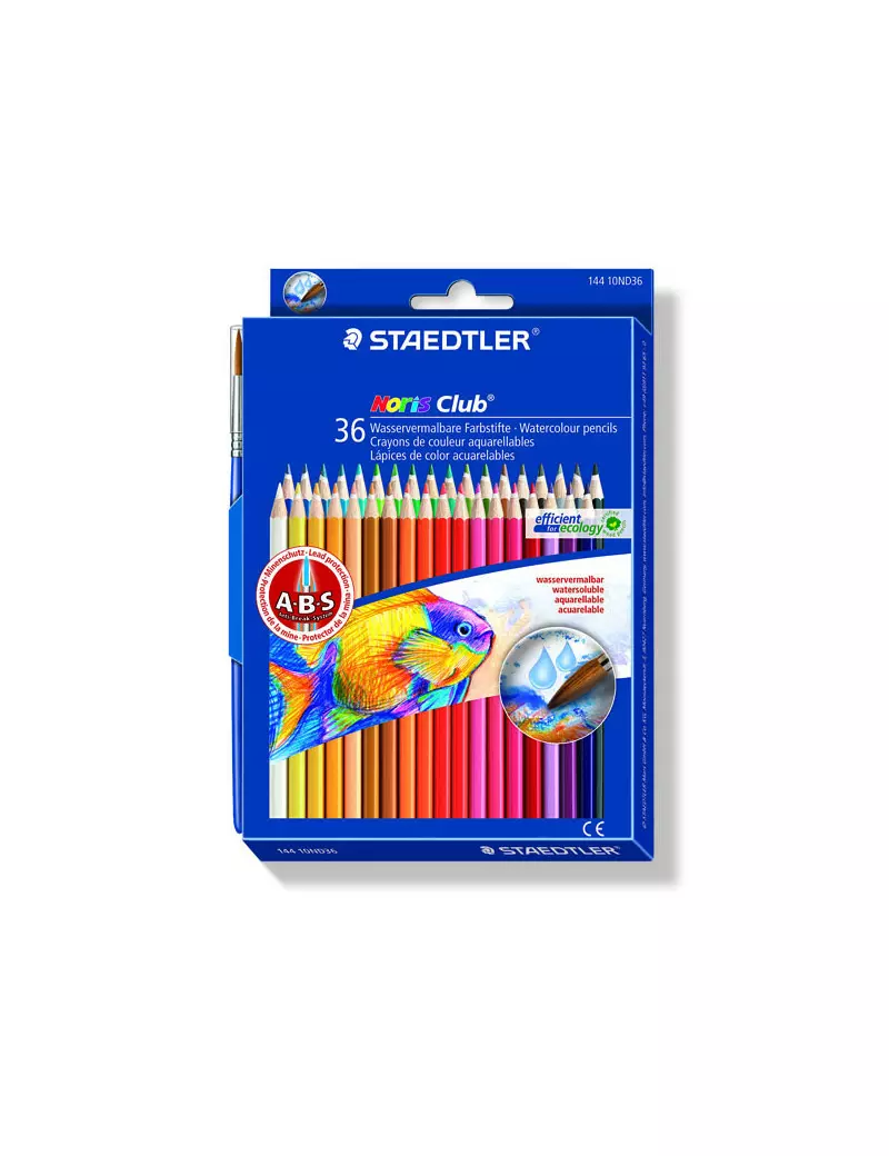 Matite Colorate Acquerellabili Noris Colors Staedtler - 14410ND36 (Assortiti Conf. 36) Matite Colorate Acquerellabili Noris Colors Staedtler - 14410ND36 (Assortiti Conf. 36)