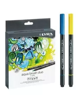 Pennarelli Aqua Brush Duo Lyra Fila - L6521360 (Assortiti Conf. 36)