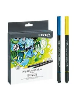 Pennarelli Aqua Brush Duo Lyra Fila - L6521360 (Assortiti Conf. 36)