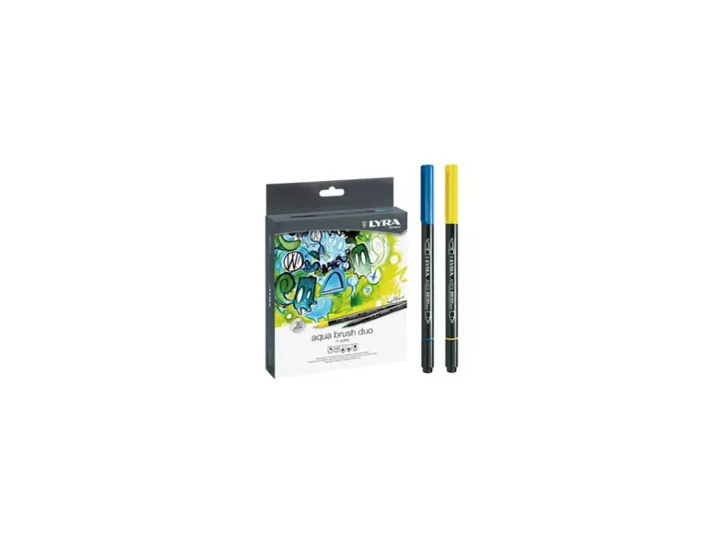 Pennarelli Aqua Brush Duo Lyra Fila - L6521360 (Assortiti Conf. 36) Pennarelli Aqua Brush Duo Lyra Fila - L6521360 (Assortiti Conf. 36)