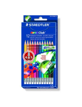 Matite Colorate Cancellabili Noris Club 144 Staedtler - 14450NC12 (Assortiti Conf. 12)