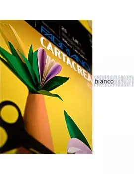 Cartoncino Colorato CartaCrea Fabriano - 35x50 cm - 220 g - 46435100 (Bianco Conf. 10)