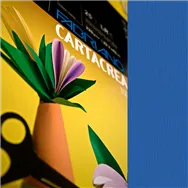 Cartoncino Colorato CartaCrea Fabriano - 35x50 cm - 220 g - 46435114 (Blu Conf. 10)