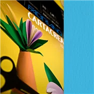 Cartoncino Colorato CartaCrea Fabriano - 35x50 cm - 220 g - 46435120 (Cielo Conf. 10)