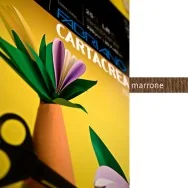 Cartoncino Colorato CartaCrea Fabriano - 35x50 cm - 220 g - 46435106 (Marrone Conf. 10)