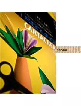 Cartoncino Colorato CartaCrea Fabriano - 35x50 cm - 220 g - 46435101 (Panna Conf. 10)