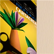 Cartoncino Colorato CartaCrea Fabriano - 35x50 cm - 220 g - 46435101 (Panna Conf. 10)