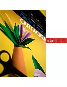 Cartoncino Colorato CartaCrea Fabriano - 35x50 cm - 220 g - 46435109 (Rosso Conf. 10)