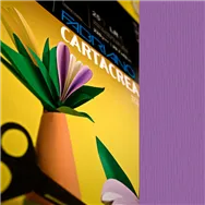 Cartoncino Colorato CartaCrea Fabriano - 35x50 cm - 220 g - 46435104 (Viola Conf. 10)