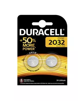 Pila Specialistica Duracell - CR2032 - 3V - DU22B2 (Conf. 2)