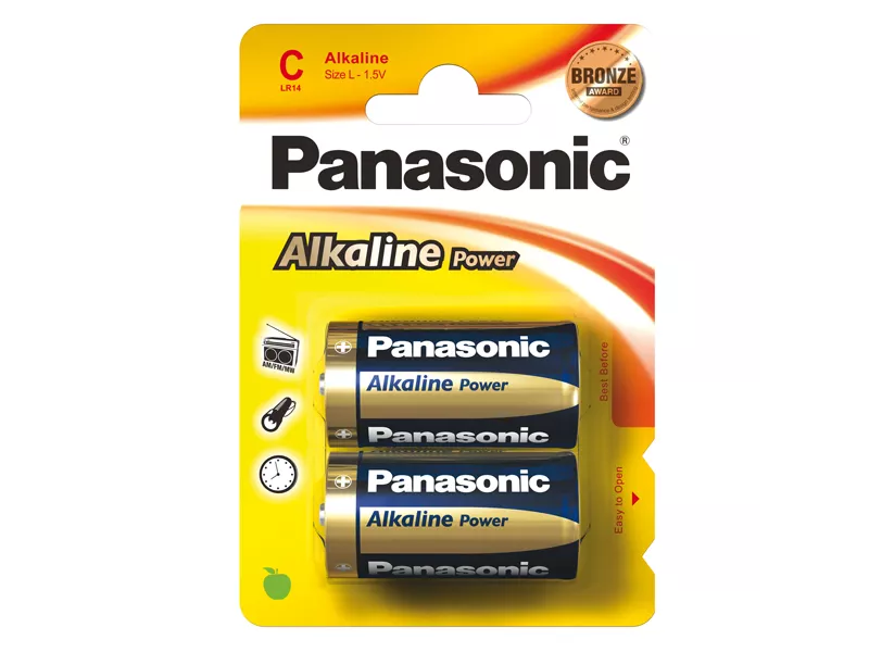 Pile Panasonic - Mezzatorcia C - C500014 (Conf. 2)