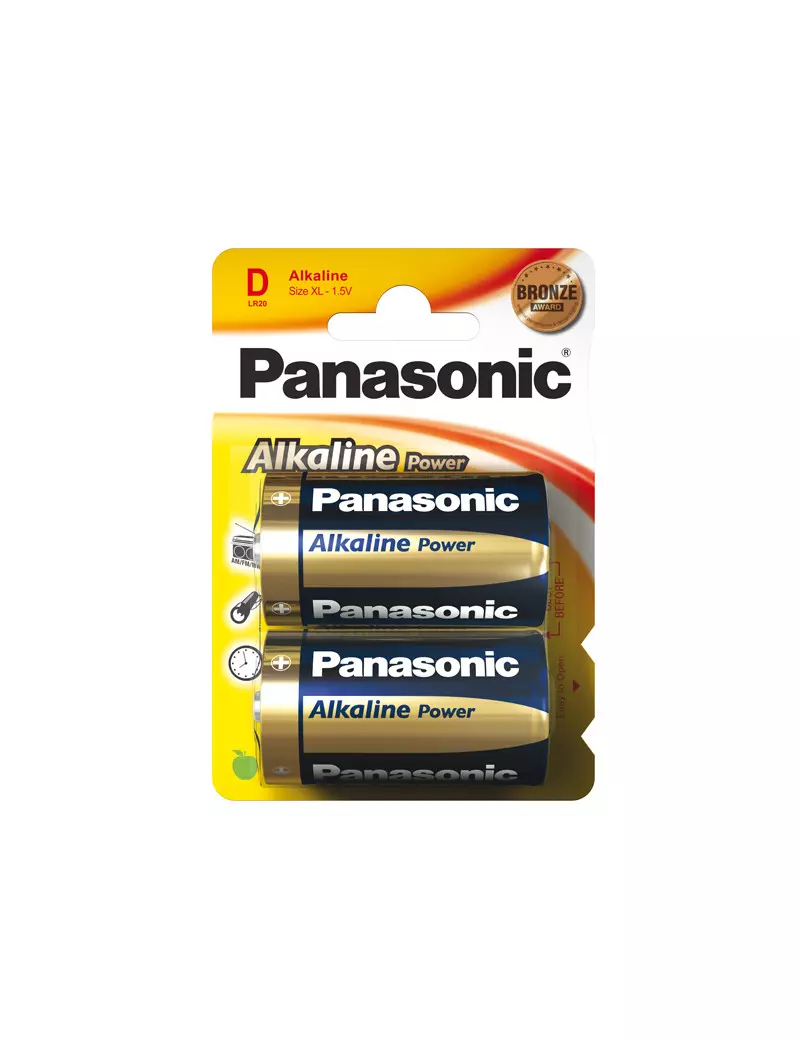 Pile Panasonic - Torcia D - C500020 (Conf. 2)