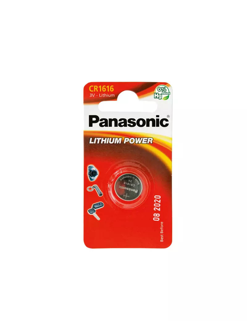 Pila Specialistica Panasonic - CR1616 - 3V - C301616 Pila Specialistica Panasonic - CR1616 - 3V - C301616