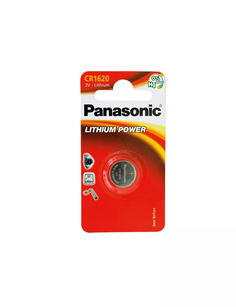 Pila Specialistica Panasonic - CR1620 - 3V - C301620 Pila Specialistica Panasonic - CR1620 - 3V - C301620
