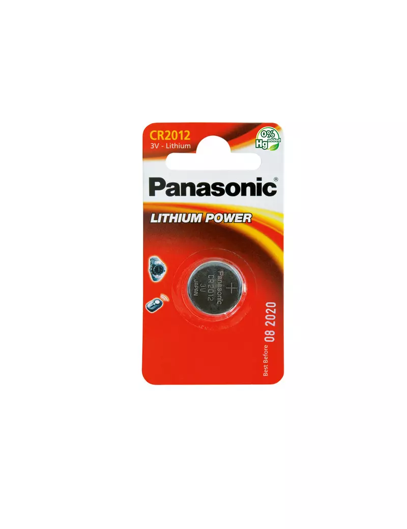 Pila Specialistica Panasonic - CR2012 - 3V - C302012 Pila Specialistica Panasonic - CR2012 - 3V - C302012