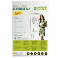Blocco per Lavagna Earth-It Bi-Office - 65x98 cm - 20 Fogli - FL0325003 (Bianco)