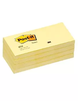 Post-it Note 653 3M - 38x51 mm - 7100172745 (Giallo Canary Conf. 12)