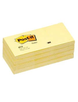 Post-it Note 653 3M - 38x51 mm - 7100172745 (Giallo Canary Conf. 12)