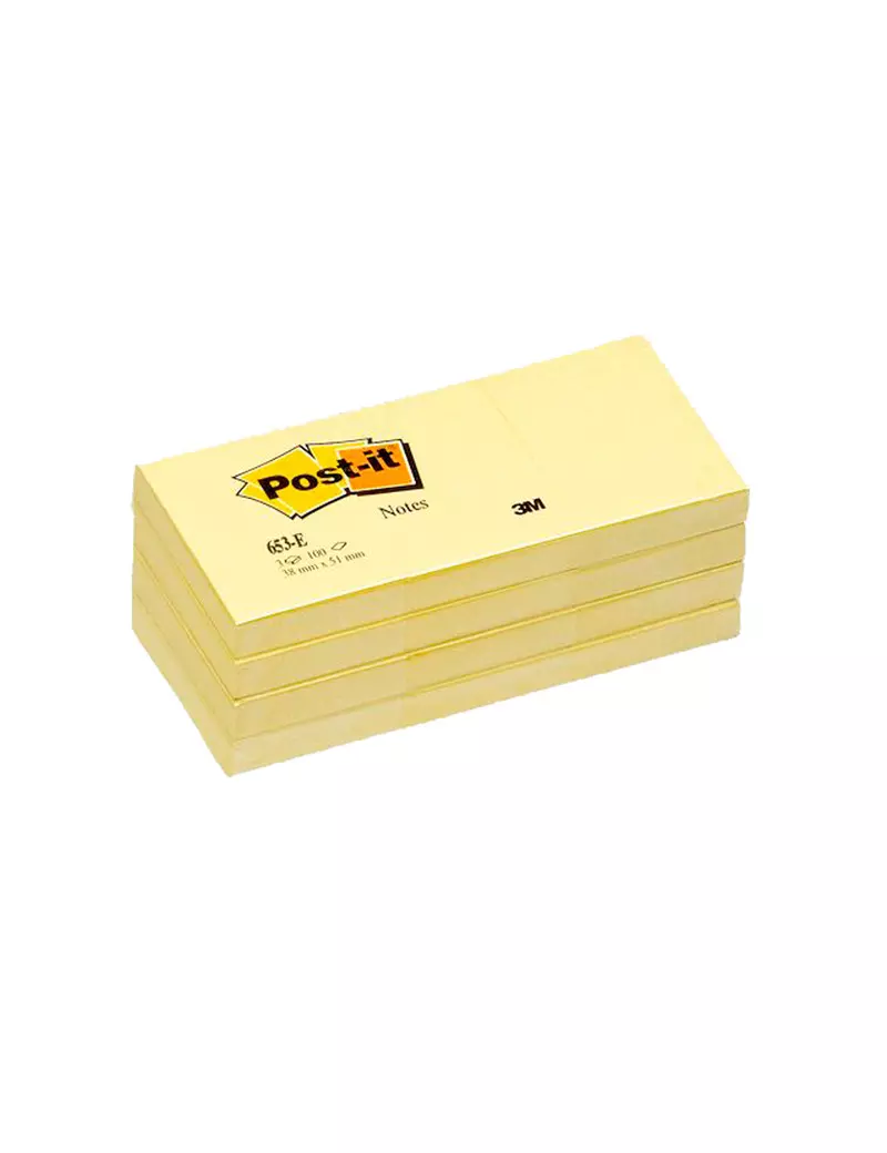 Post-it Note 653 3M - 38x51 mm - 7100172745 (Giallo Canary Conf. 12)
