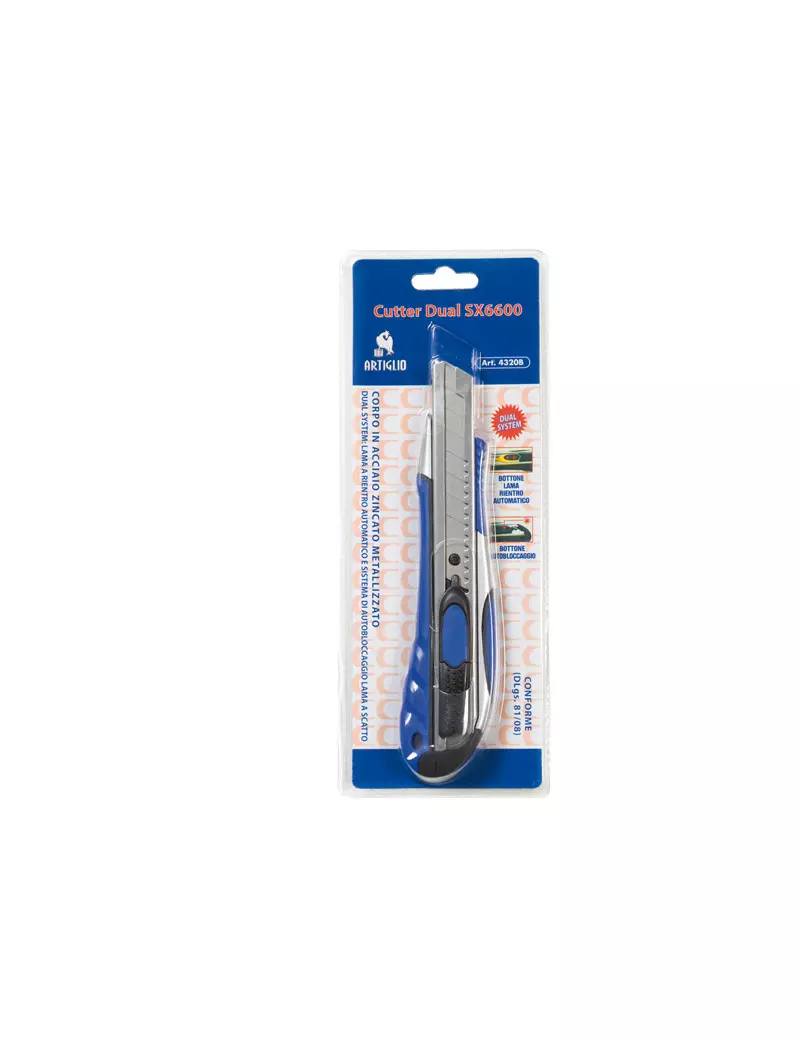 Cutter Dual System SX-6600 Artiglio Iternet - 4320B (Blu) Cutter Dual System SX-6600 Artiglio Iternet - 4320B (Blu)