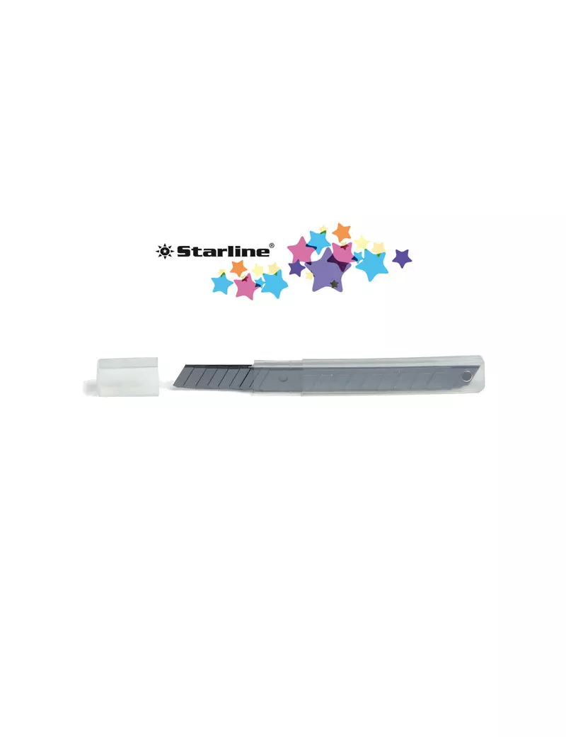Lame di Ricambio Universali per Cutter Starline - 18 mm - STLSX-18T (Conf. 10) Lame di Ricambio Universali per Cutter Starline - 18 mm - STLSX-18T (Conf. 10)