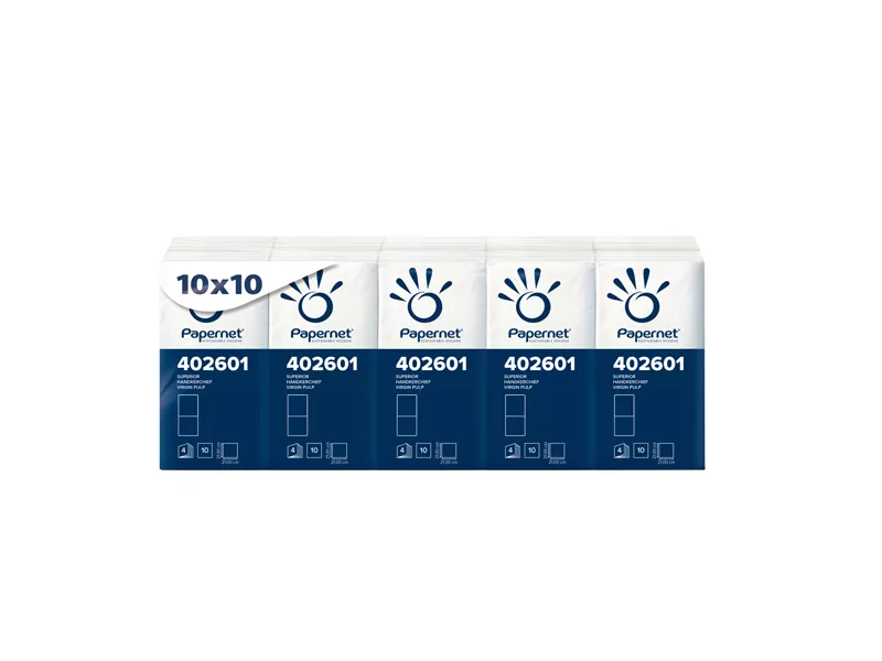 Fazzoletti Papernet - 4 Veli - 402601 (Bianco Conf. 10)