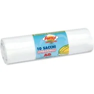 Sacco Immondizia Logex - 70x110 cm - 120 Litri - C5LX-2006W (Bianco Conf. 10)