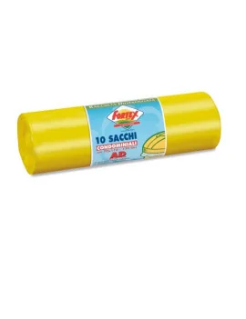 Sacco Immondizia Logex - 70x110 cm - 120 Litri - C5LX-2006Y (Giallo Conf. 10)