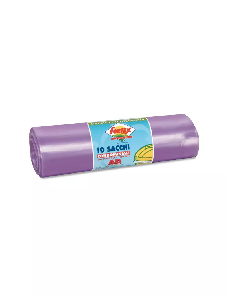 Sacco Immondizia Logex - 70x110 cm - 120 Litri - C5LX-2006V (Viola Conf. 10) Sacco Immondizia Logex - 70x110 cm - 120 Litri - C5LX-2006V (Viola Conf. 10)