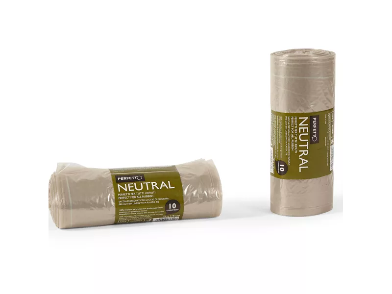 Sacco Immondizia Perfetto - 70x110 cm - 110 Litri - 0360A (Trasparente Conf. 10)