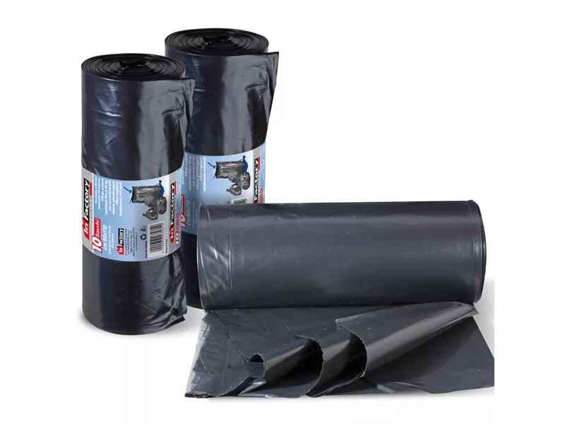 Sacco Immondizia Perfetto - 90x120 cm - 150 Litri - 0358i (Nero Conf. 10)