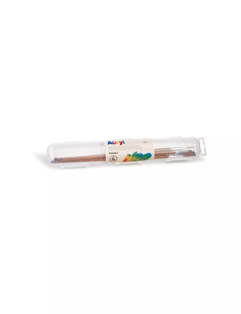 Set Pennelli con Astuccio in Polipropilene - 1242P5A (Conf. 5) Set Pennelli con Astuccio in Polipropilene - 1242P5A (Conf. 5)