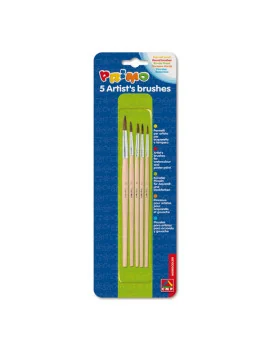 Set Pennelli con Astuccio in Polipropilene - Punta Tonda - 1240BPT (Conf. 5)