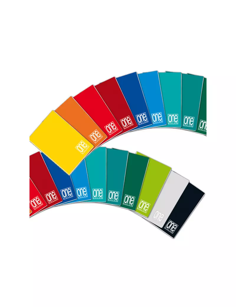 Quaderno One Color Blasetti - A5 - Quadretti 10 mm senza Margini - 6241 (Assortiti Conf. 10)