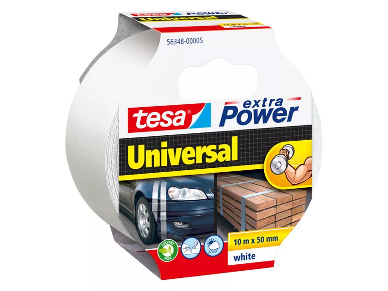 Nastro Telato Extra Power Tesa - 50 mm x 10 m - 56348-00005-05 (Bianco)