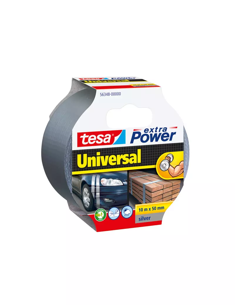 Nastro Telato Extra Power Tesa - 50 mm x 10 m - 56348-00000-06 (Grigio) Nastro Telato Extra Power Tesa - 50 mm x 10 m - 56348-00000-06 (Grigio)