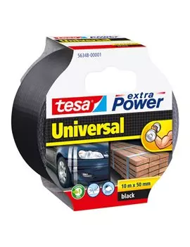 Nastro Telato Extra Power Tesa - 50 mm x 10 m - 56348-00001-05 (Nero)