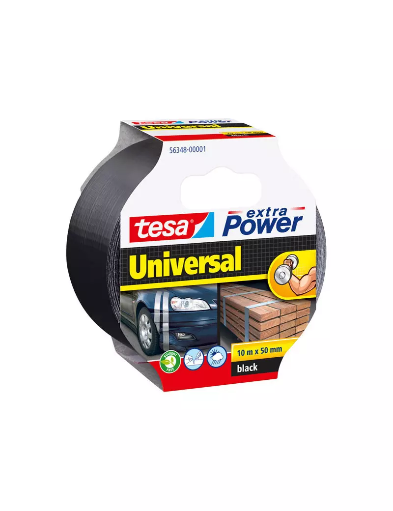 Nastro Telato Extra Power Tesa - 50 mm x 10 m - 56348-00001-05 (Nero) Nastro Telato Extra Power Tesa - 50 mm x 10 m - 56348-00001-05 (Nero)