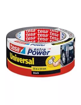 Nastro Telato Extra Power Tesa - 50 mm x 25 m - 56388-00001-07 (Nero)