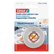 Nastro Biadesivo Tesa - 12 mm x 10 m - 64621-00000-04 (Trasparente)